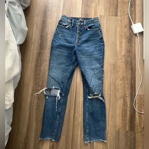 Abercrombie and fitch jeans-ultra high rise mom jean regular length